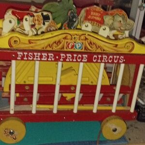 Fisher-Price Red, Yellow and White Classic Circus Playset